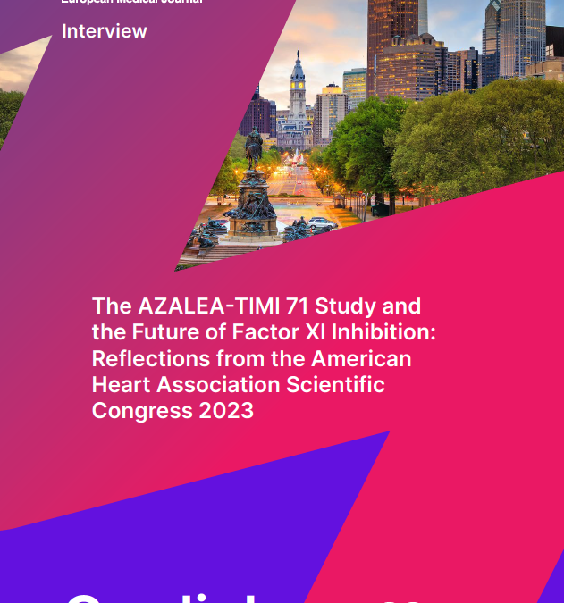 The AZALEA-TIMI 71 Study and the Future of Factor XI Inhibition: Reflections from the American Heart Association Scientific Congress 2023